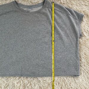 Old Navy light gray boxy shirt